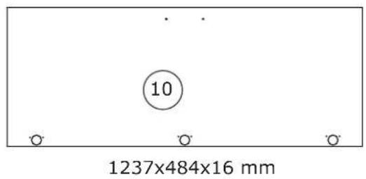 10 1237x484x16 mm