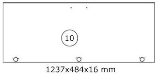 10 1237x484x16 mm