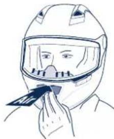 Schuberth SR1 - Belüftung 3 - Kopfbelüfung - 1