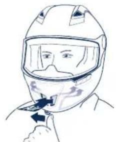 Schuberth SR1 - Ventilation 5 - chin ventilation (2-way chin ventilation) - 3