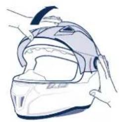 Schuberth SR1 - Installation de I'écran de la visière - 2