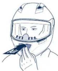 Schuberth SR1 - Ventilatie 2 - ventilatie van het vizier - 1