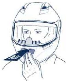 Schuberth SR1 - Ventilation 2 - Ventilation de la visiere - 1