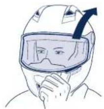 Schuberth SR1 - Position ville - 1