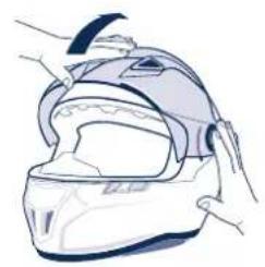 Schuberth SR1 - Montaje de la visera - 2