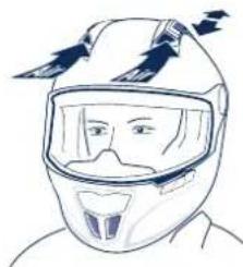 Schuberth SR1 - Ventilation 3 - head ventilation - 2