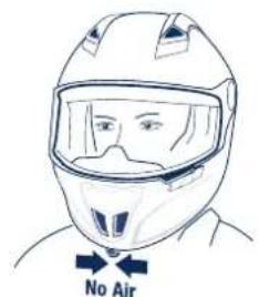 Schuberth SR1 - Ventilación 5 -ventilación del mentón (Ventilación de mentón de 2 vías) - 2