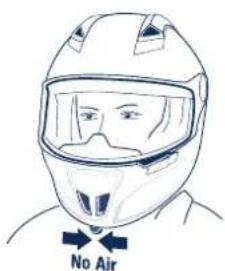 Schuberth SR1 - Ventilazione 5 - Ventilazione del mento - 2