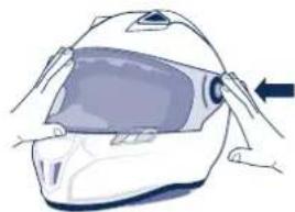 Schuberth SR1 - Visierscheiben-Einbau - 1
