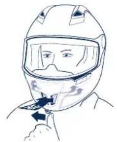 Schuberth SR1 - Ventilation 3 - Ventilation du menton - 3