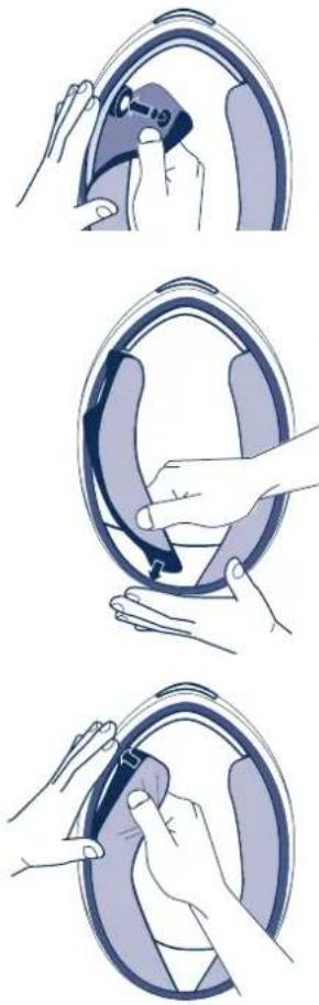 Schuberth SR1 - Fitting the cheek comfort pads - 1