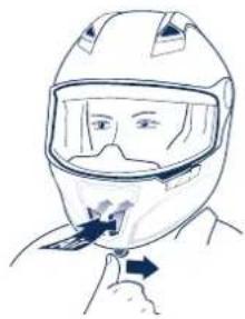 Schuberth SR1 - Ventilation 3 - Ventilation du menton - 4