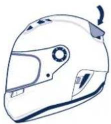 Schuberth SR1 - Op de helm aansluitend: - 1
