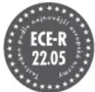 CRIVIT SP803Y - ECE-R 22.05 Homologace - 1