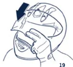 Schuberth S1 Pro - SchlieBen des Visiers - 1