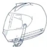 Schuberth S1 Pro - Anti-Roll-Off System (A.R.O.S.) - 1