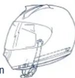 Schuberth S1 Pro - ZUSÄTZLICHE SICHERHEITSAUSSTATTUNG - 1