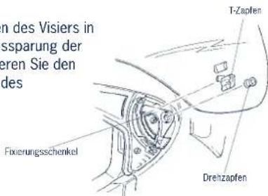Schuberth J1 - Visierscheiben-Einbau - 1