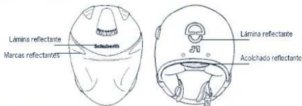 Schuberth J1 - Marcas reflectantes - 1