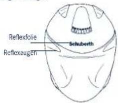Schuberth J1 - Reflexbereiche - 1