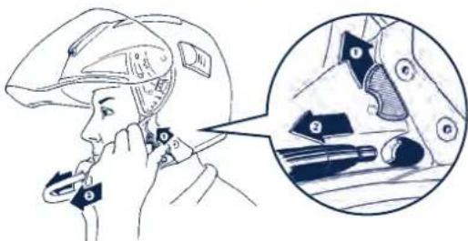 Schuberth J1 - Detaching the chin guard hoop - 1