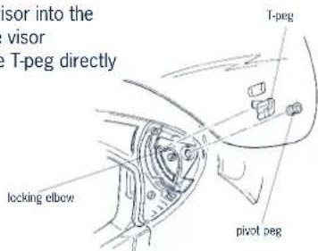 Schuberth J1 - Fitting a new visor shield - 1