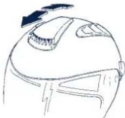 Schuberth J1 - Ventilation device 2 - head ventilation - 1