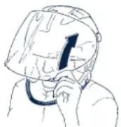 Schuberth J1 - Lo schermo della visiera - 1