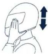 Schuberth J1 - CHECKING THAT THE HELMET FITS PROPERLY - 1