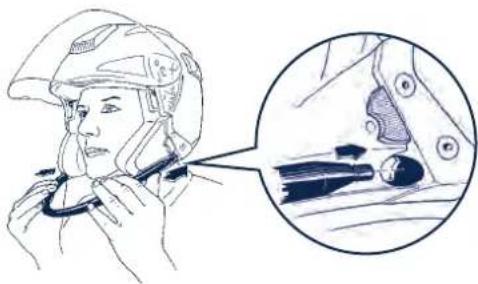 Schuberth J1 - Enclavar el protector de barbilla - 1