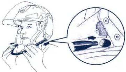 Schuberth J1 - Locking the chin guard hoop - 1