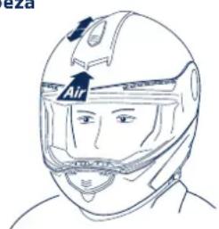 Schuberth S2 - Ventilación 3 - Ventilación de la cabeza - 1