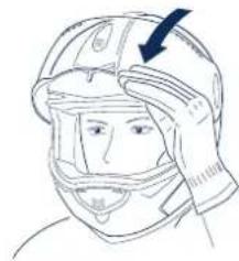 Schuberth S2 - Cerrar el visor - 1
