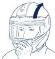 Schuberth S2 - Aperture della visiera - 1