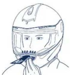 Schuberth S2 - Ventilation device 2 - inlet vent in chin area (face shield ventilation) - 1