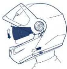 Schuberth C3 Pro - Bediening - 1