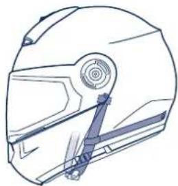 Schuberth C3 Pro - Sistema anti roll-off (A.R.O.S.) - 1