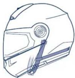 Schuberth C3 Pro - Anti-roll-off system (A.R.O.S.) - 1