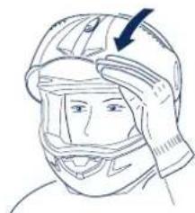 Schuberth C3 Pro - Schlieben des Visiers - 1