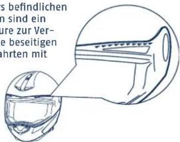 Schuberth C3 Pro - Visierturbulatoren - 1