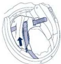 Schuberth C3 Pro - Einbau Komfort-Wangenpolster - 3