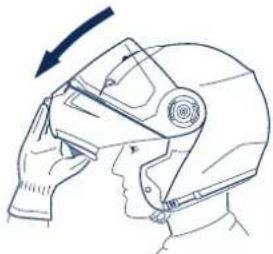 Schuberth C3 Pro - Chiusura della mentoniera - 1