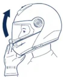 Schuberth C3 Pro - Aperture della mentoniera - 1
