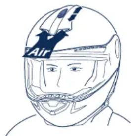 Schuberth C3 Pro - Ventilation system 3 - head ventilation - 1