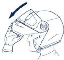Schuberth C3 Pro - Cerrar la carrillera - 1