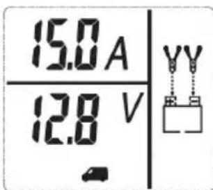 NORAUTO HF 1500 - Atunci cánd incarcatorul este connectat corect, mergeti la selectarea modului de operare următor apăsând Butonul Mod - 3
