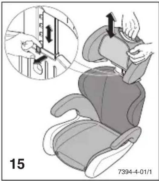 Storchenmuhle Taos - Montaż fotelika w grupie II - III (bez przedniego elementu przytrzymującego) - 5