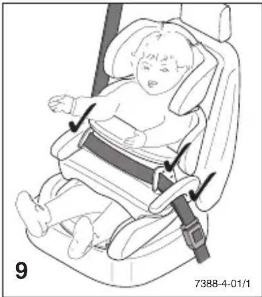 Storchenmuhle Taos - Montaż fotelika w grupie I (z przednim elementem przytrzymującym) - 6