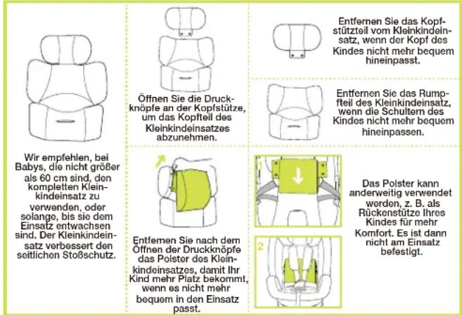 Nuna Rebl - Sicherung des Kindes - 1