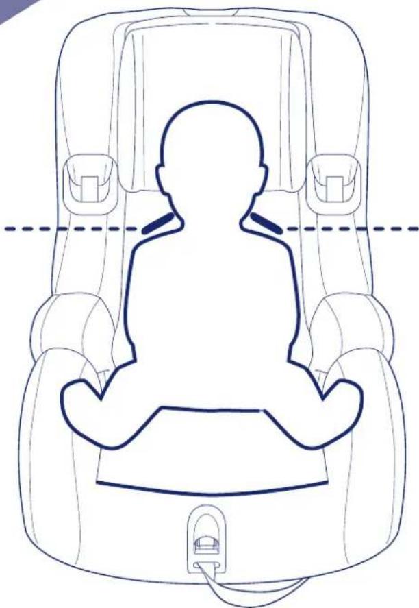 Inglesina Prime Miglia IFix - Déblocage de la ceinture de sécurité - 1